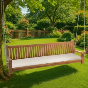 Gyngebænk Joyce V2, 220 cm, teaktræ+hynde