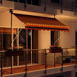 LED-markise 250 cm - flere farver